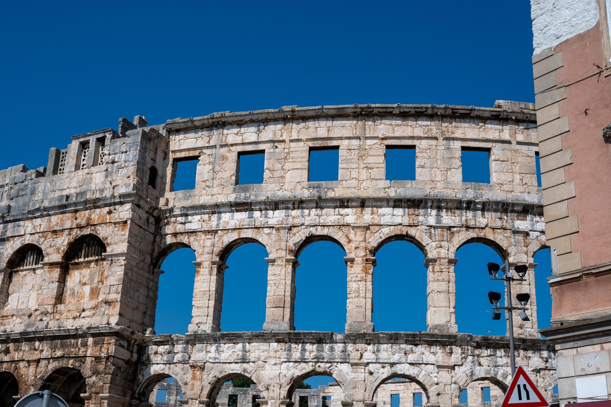 Pula – koloseum w regionie Istria